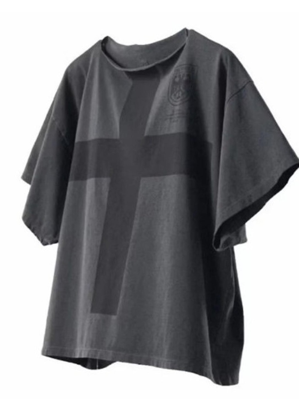 Yezzy Vultures Korea Exclusive Boxy Tee - Size 2 Fits Large and XL (cropped)